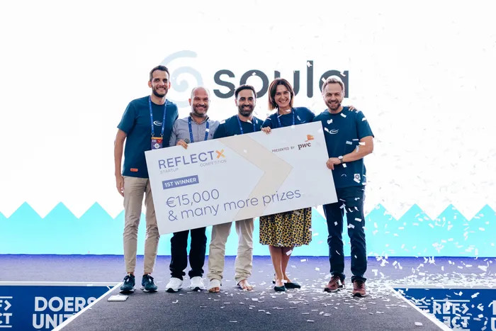 Natallia at the REFLECT startup competition